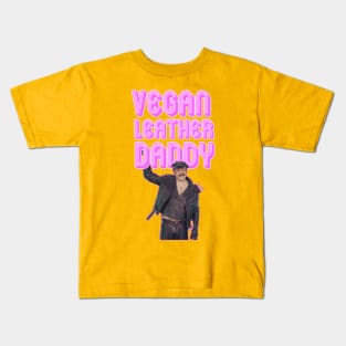 Vegan Leather Daddy Kids T-Shirt